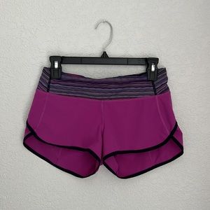 Lululemon shorts. Purple. Size 4.